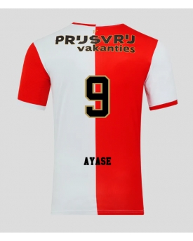 Feyenoord Ayase Ueda #9 Maglia Gara Casa Repliche 2025-26 Maniche Corte